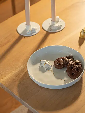 RAEDER | Schale navideña Santas 25cm Scheeengel | 